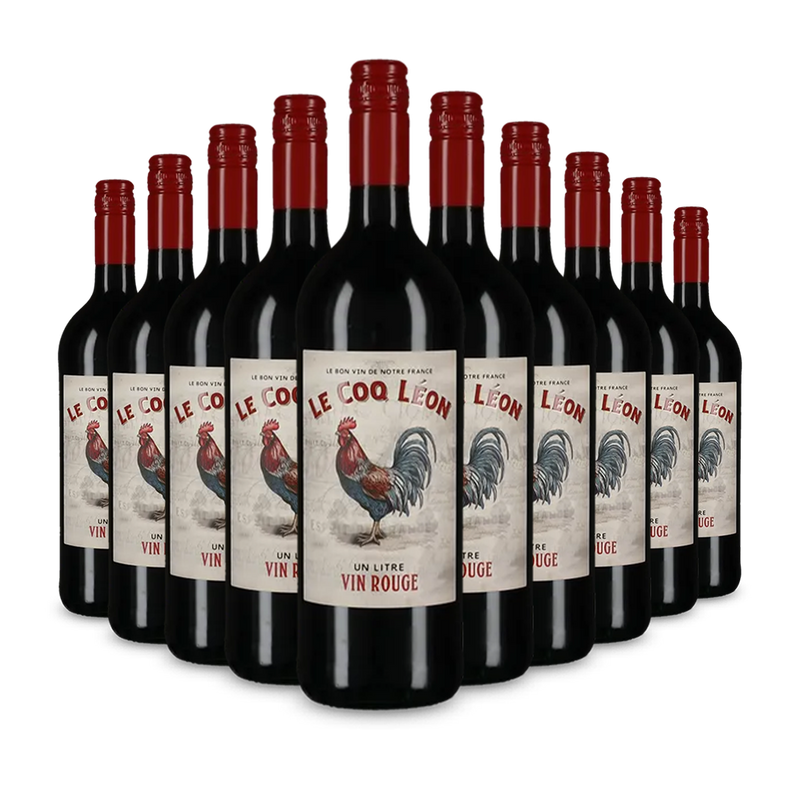 10 fliaš Un Litre Vin Rouge – Gold