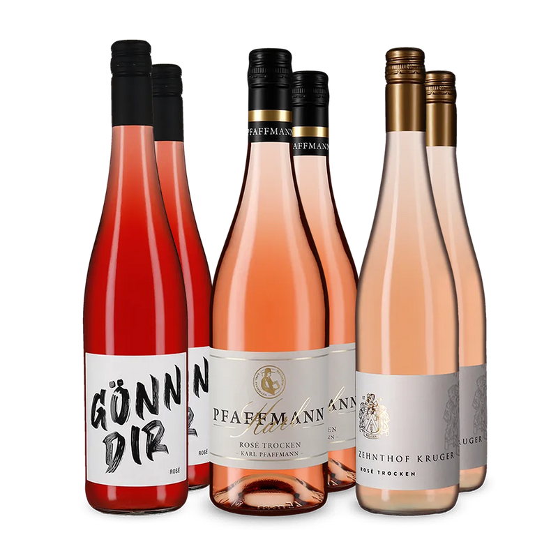 Hviezdne nemecké Rosé v balení 3x2 – Gold