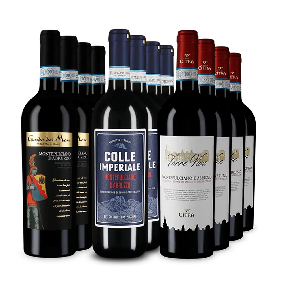 Montepulciano d'Abruzzo XXL: Hviezdne balenie 3x4 – Gold