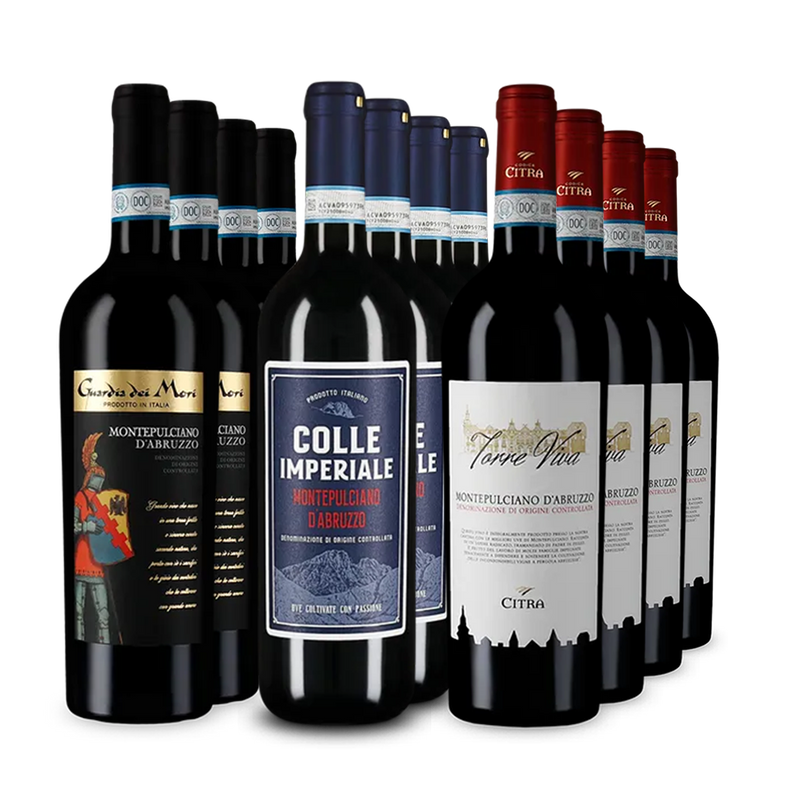 Montepulciano d'Abruzzo XXL: Hviezdne balenie 3x4 – Gold