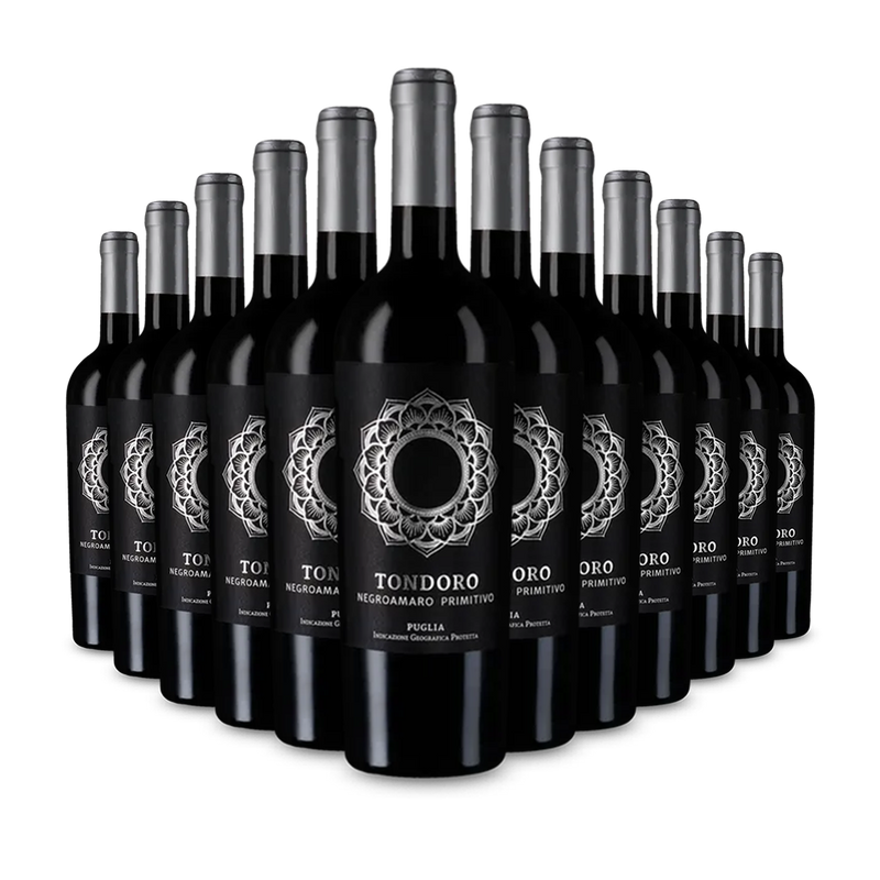 12 fliaš Tondoro Negroamaro Primitivo 2023 – Gold