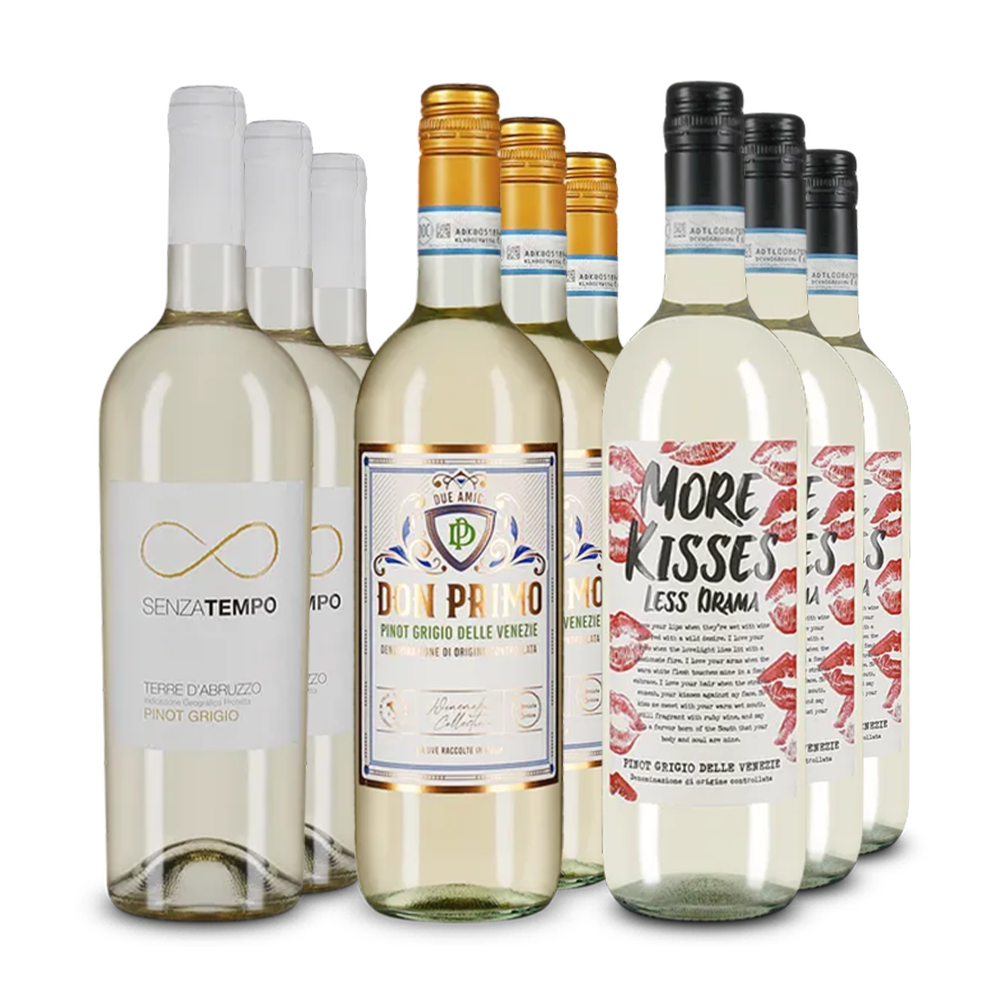 Hviezdny Pinot Grigio v balení 3x3 – Gold