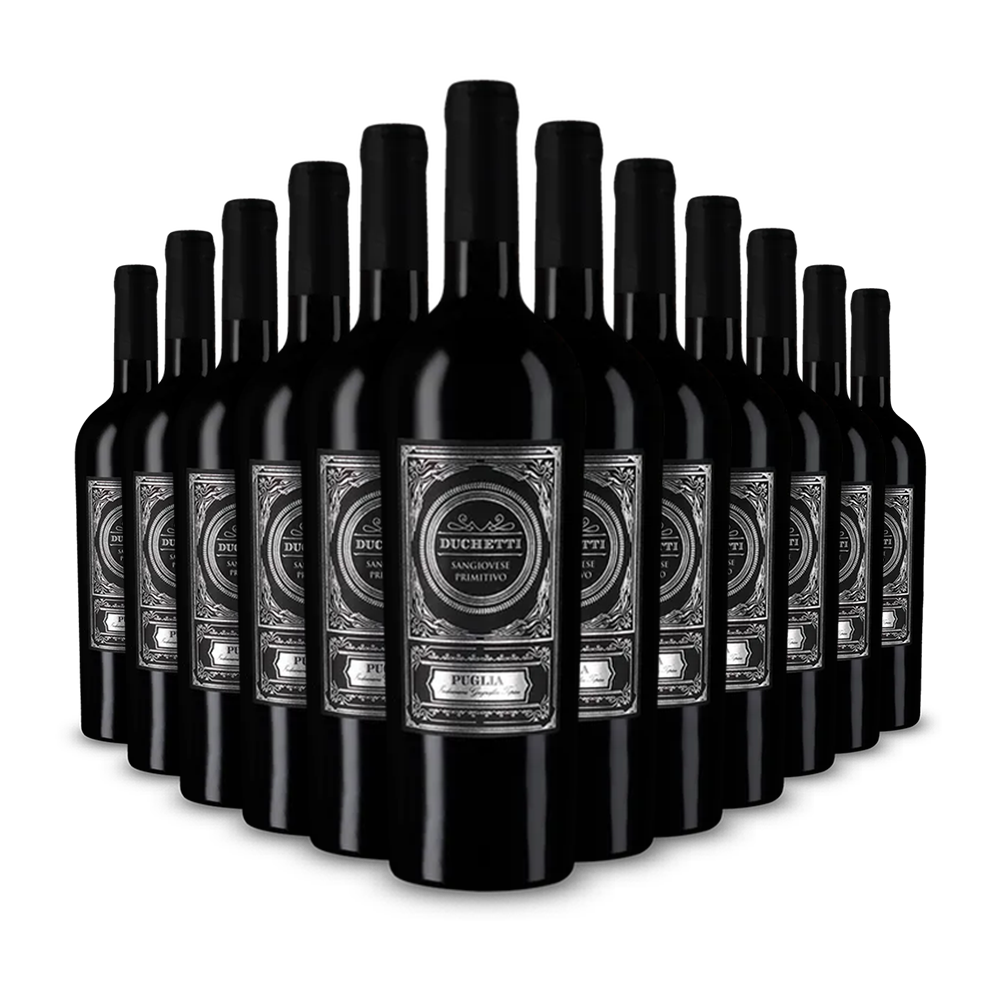 12 fliaš Duchetti Sangiovese Primitivo 2024 – Gold
