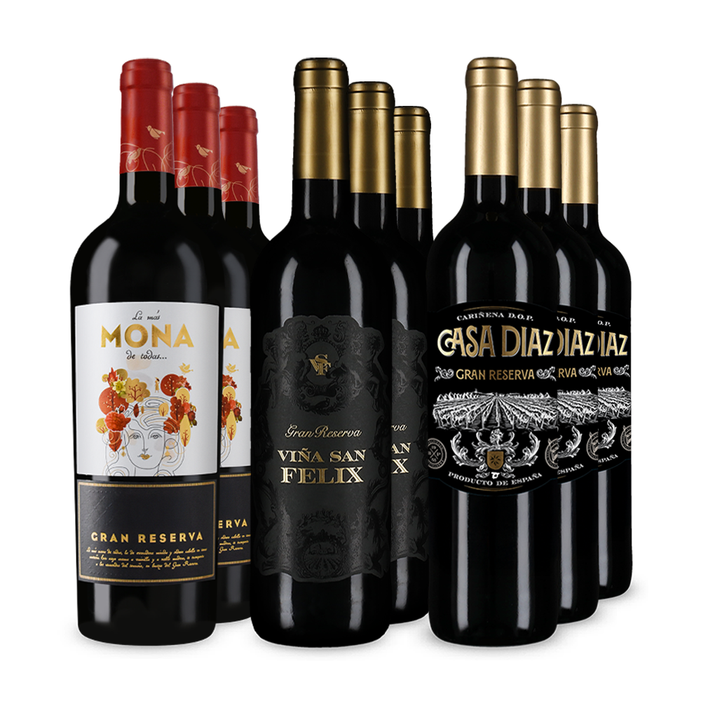 Gran Reserva: Trio vo výhodnom balení 3x3 – Gold