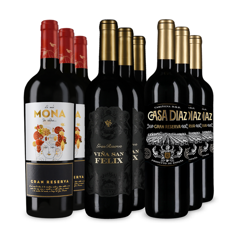 Gran Reserva: Trio vo výhodnom balení 3x3 – Gold