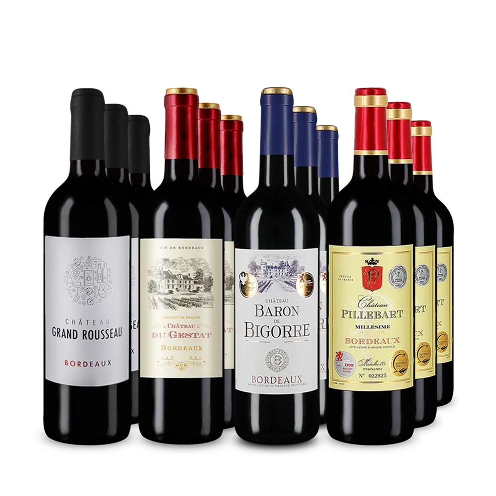 Sviatočné Bordeaux v balení 4x3 – Gold