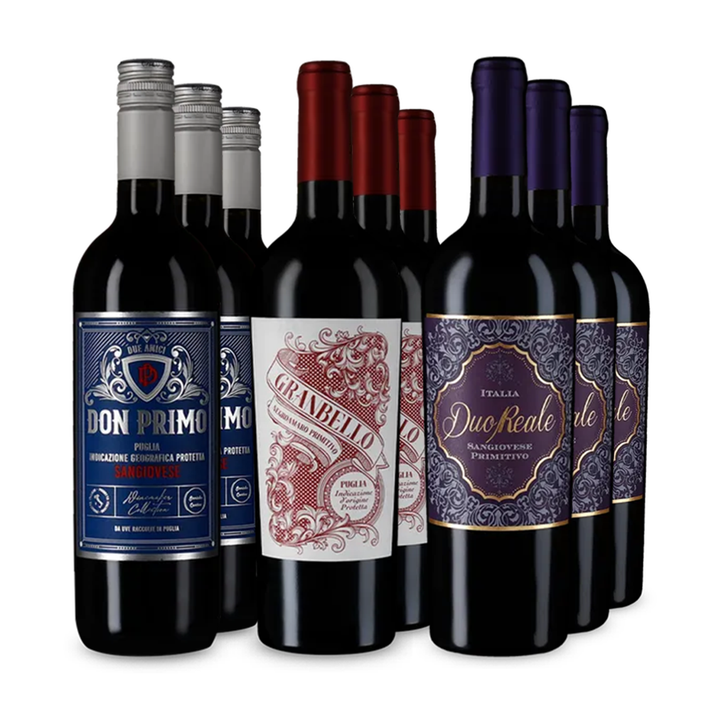 Hviezdne apulské Rosso v balení 3x3 – Gold