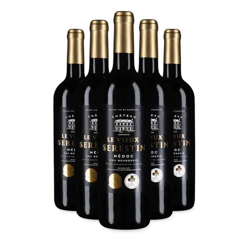 5 fliaš Médoc Cru Bourgeois 2020 – Gold