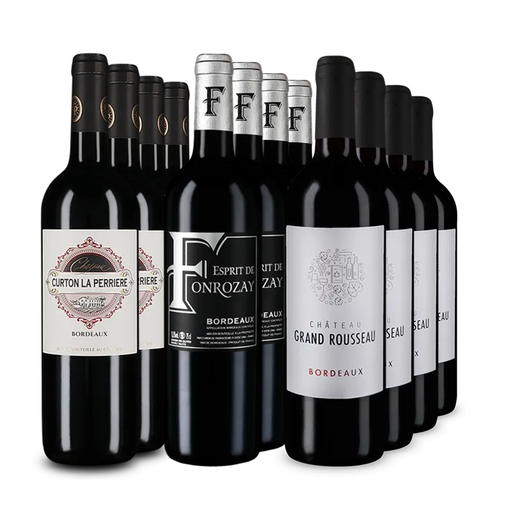 Hviezdne Bordeaux v balení 3x4 – Gold