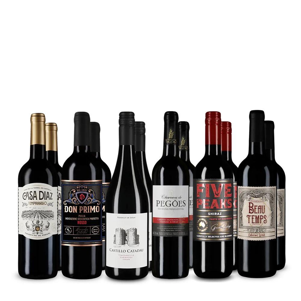 Medzinárodné červené kúsky v balení 6x2 – Gold