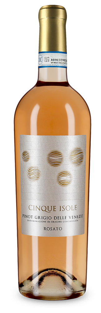 Cinque Isole Pinot Grigio Rosato 2025 – Gold