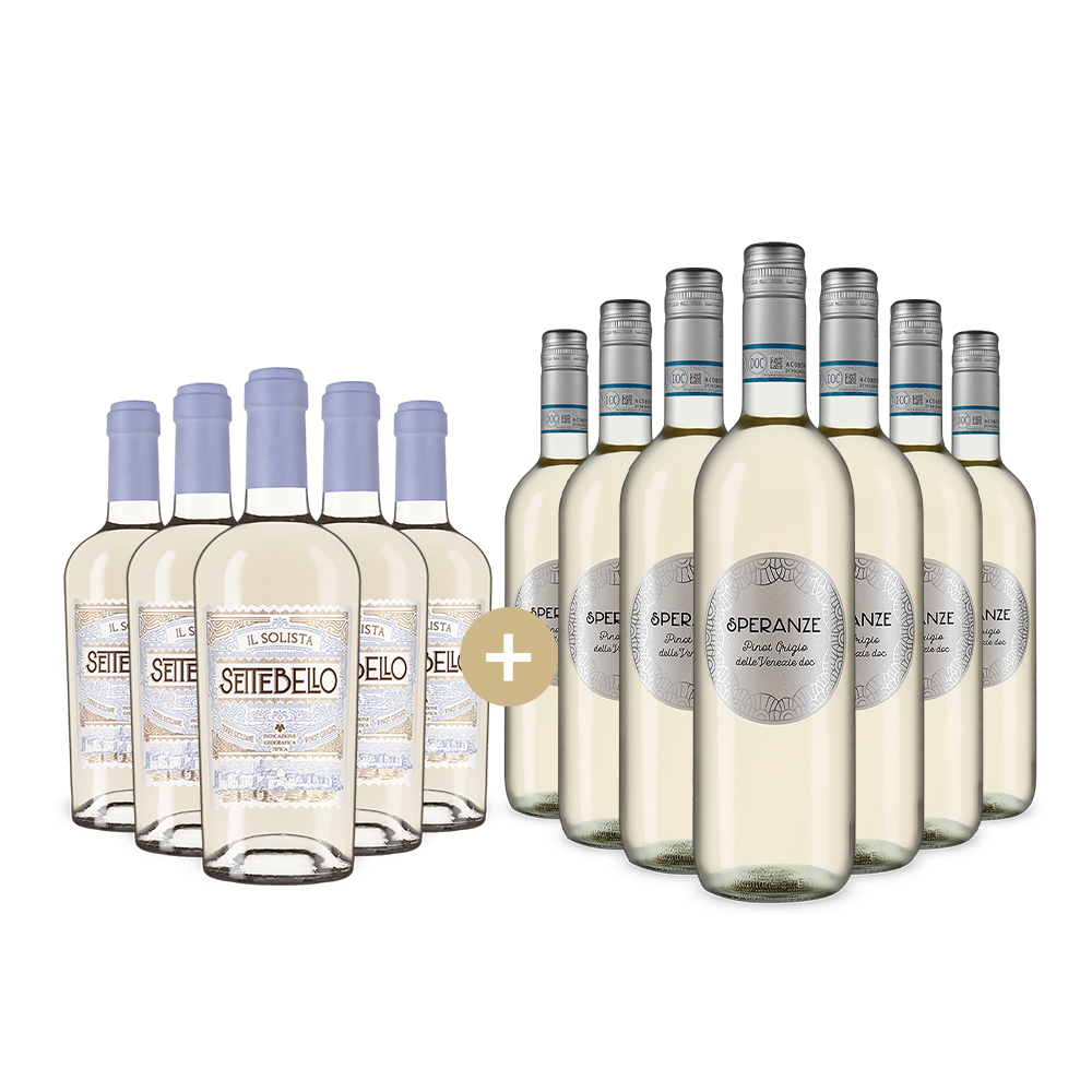 5+7 fliaš: Špičkové Pinot Grigio v balení – Gold