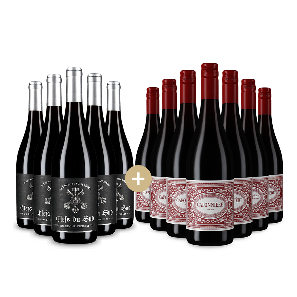 5+7 fliaš špičkových červených vín z Francúzska – Gold