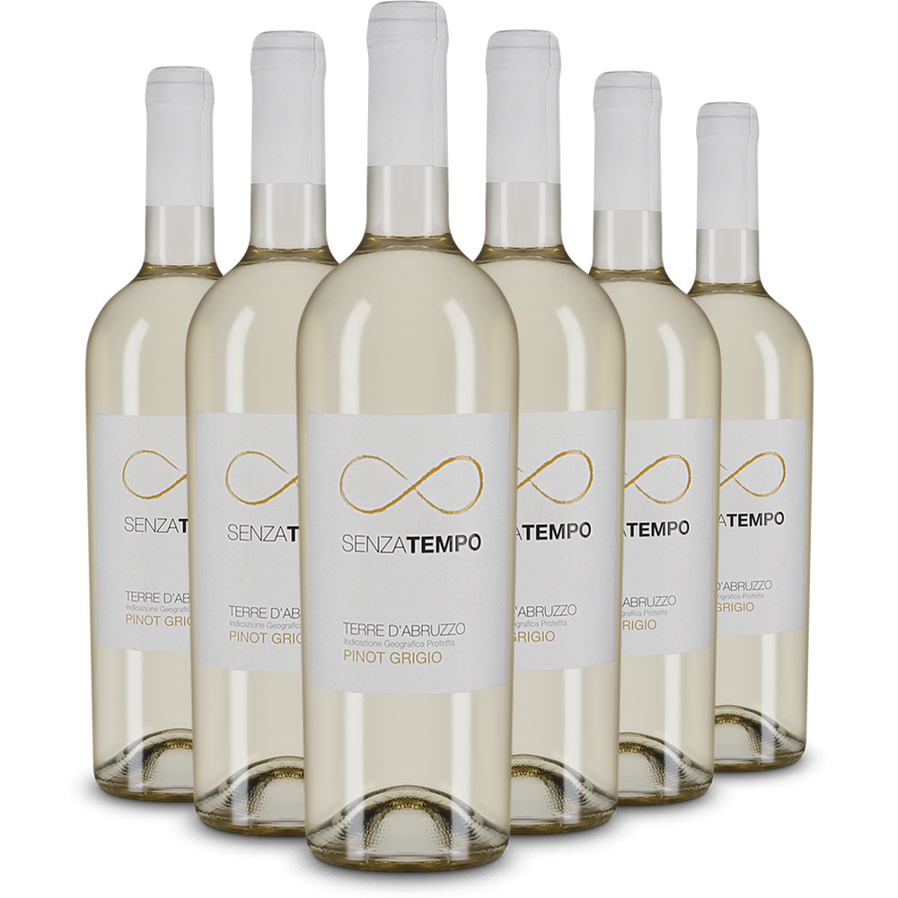 6 fliaš Senza Tempo Pinot Grigio 2025 – Gold