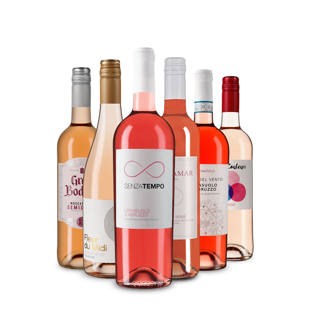 Hviezdne europské Rosé v balení po 6 kusoch – Gold