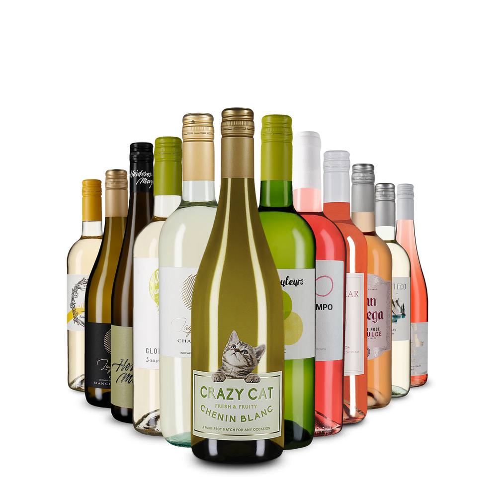 Biele & Rosé v XXL: Hviezdne balenie po 12 kusoch – Gold