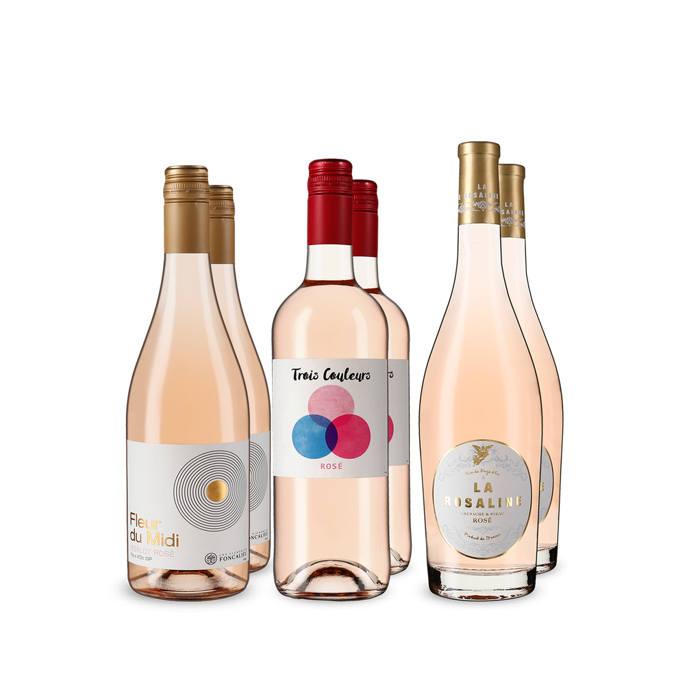 Francúzske Rosé v balení 3x2 – Gold