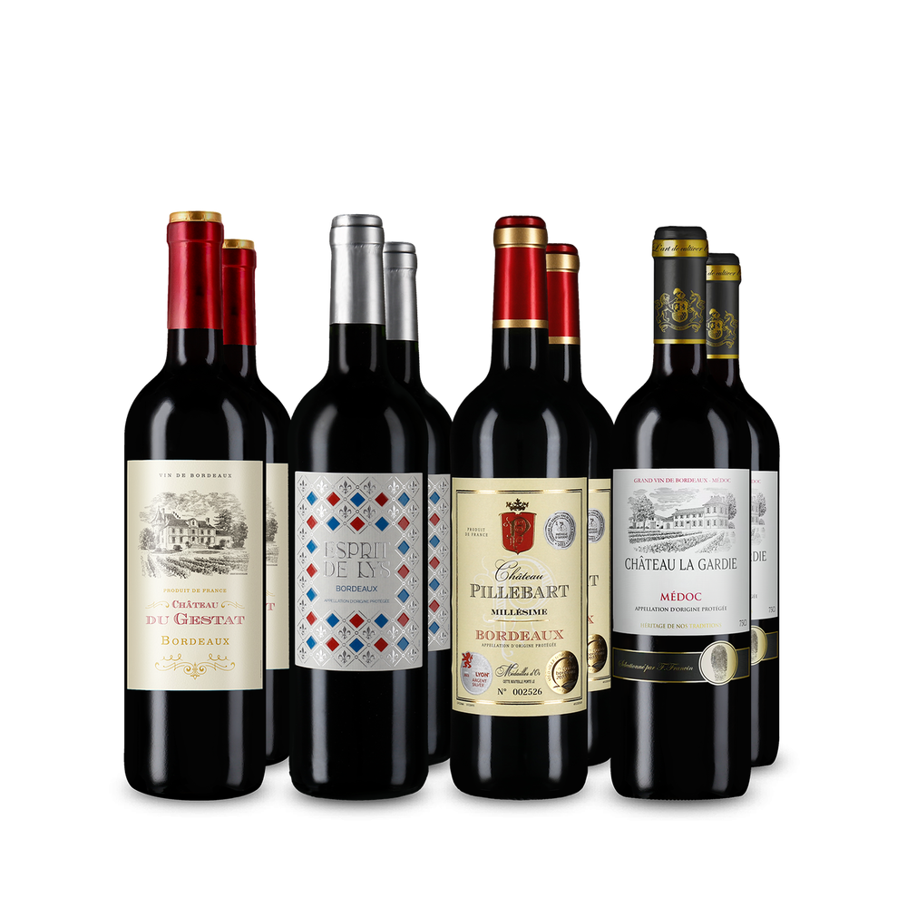 Hviezdne Bordeaux v balení 4x2 – Gold