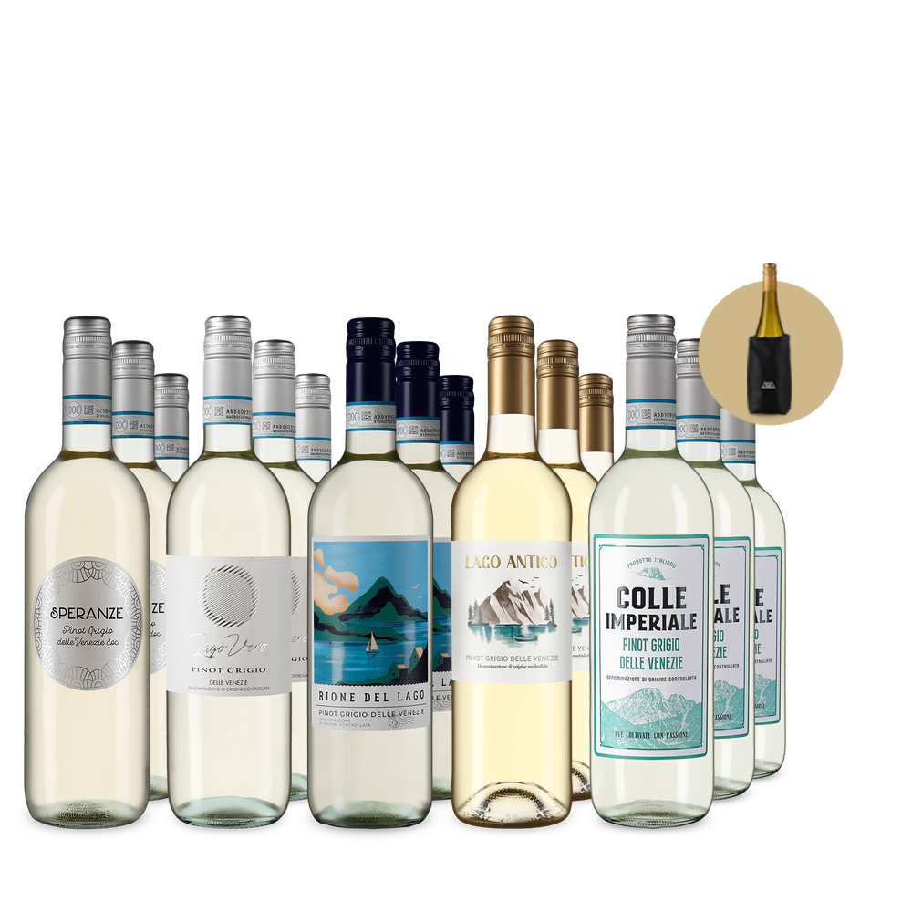 Hviezdny Pinot Grigio v balení 5x3 + chladiaci obal