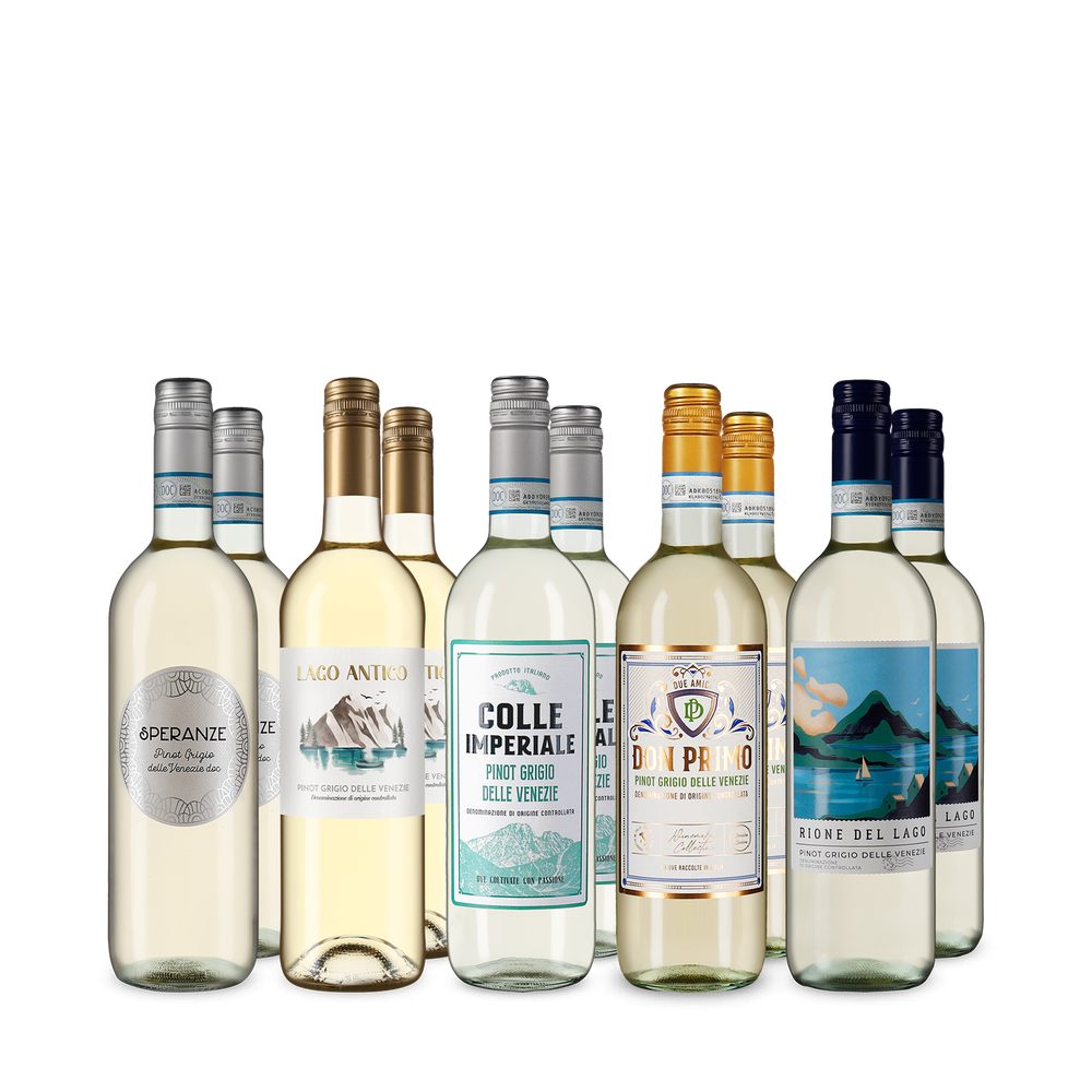 Vynikajúci Pinot Grigio v balení 5x2 – Gold