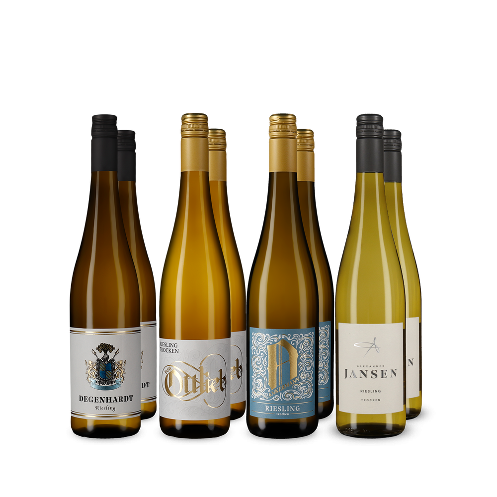 Vynikajúce falcké Rieslingy v balení 4x2 – Gold