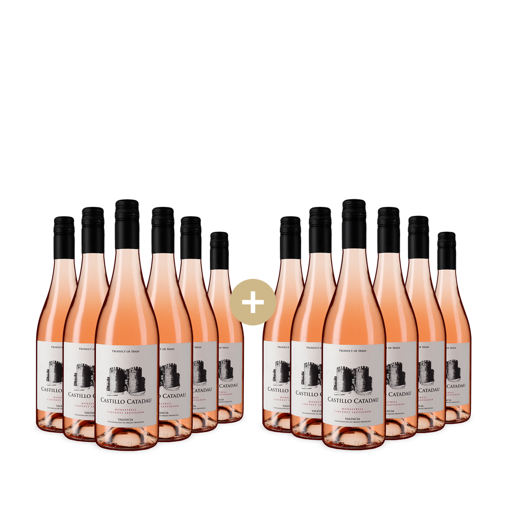 6+6 fliaš Castillo Catadau Rosado 2025 – Gold