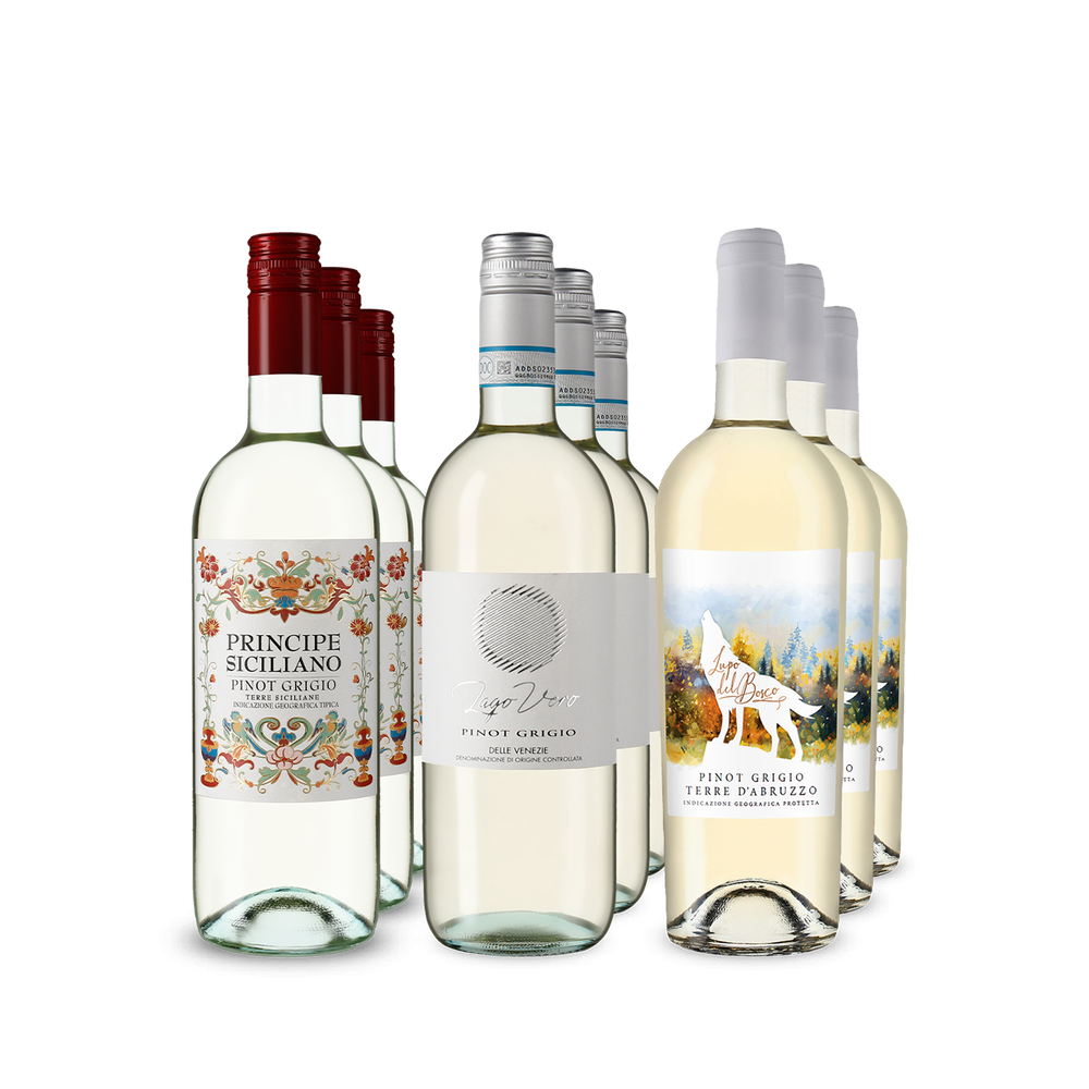 3x3 Pinot Grigio – trojica vín z troch regiónov – Gold