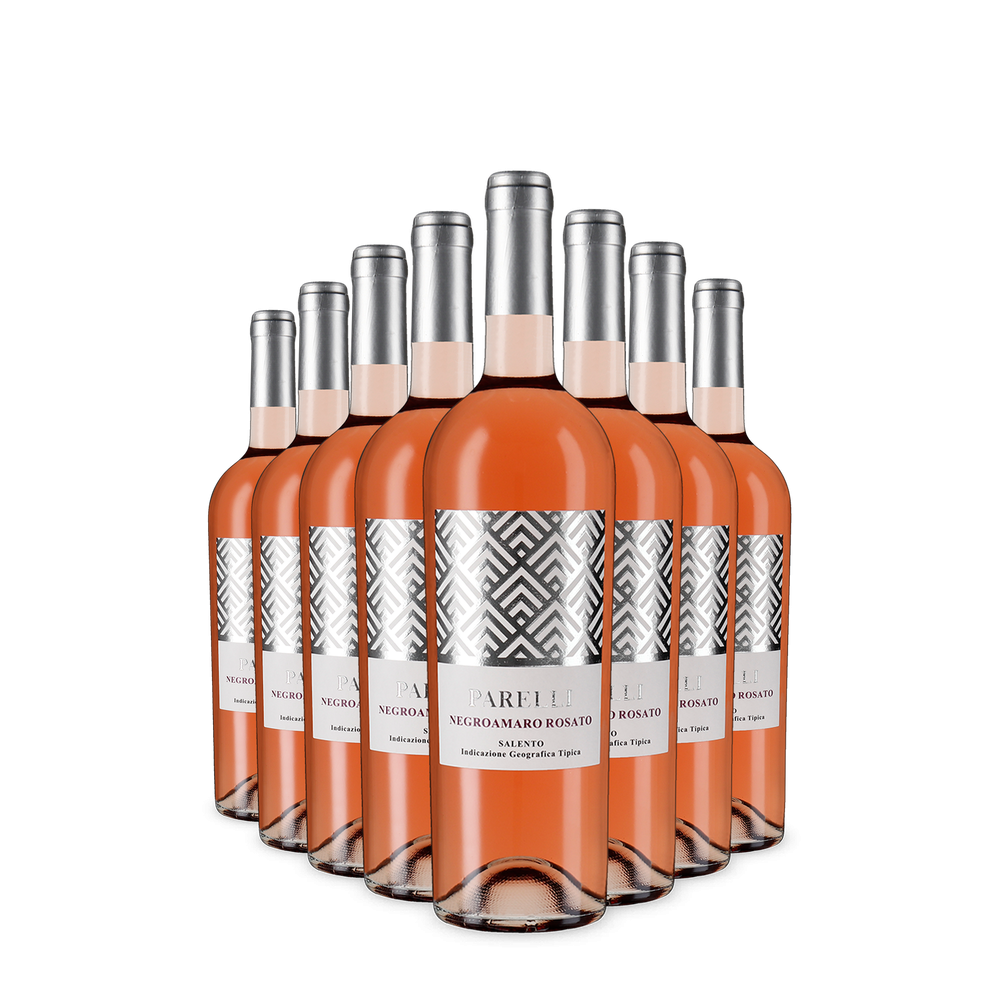 8 fliaš Parelli Negroamaro Rosato 2025 – Gold
