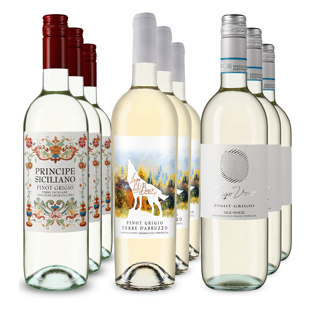 3x3 Pinot grigio: cesta tromi regiónmi