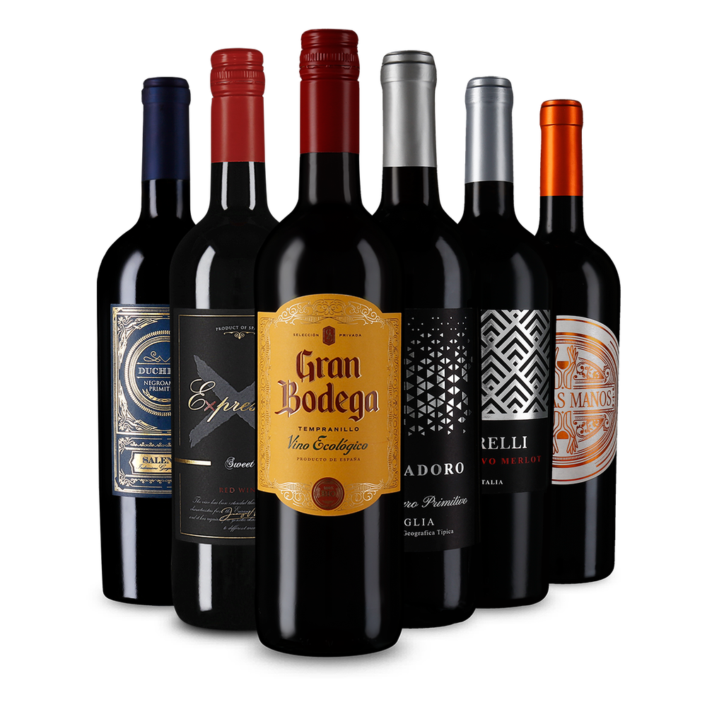 6x1 Ovocní favoriti medzi červenými vínami: polosladké a polosuché
