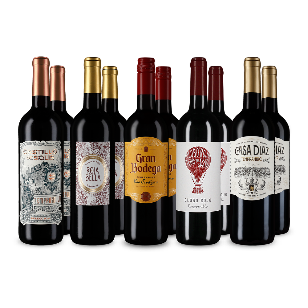 5x2 Spanielske červené vína na spoznávanie