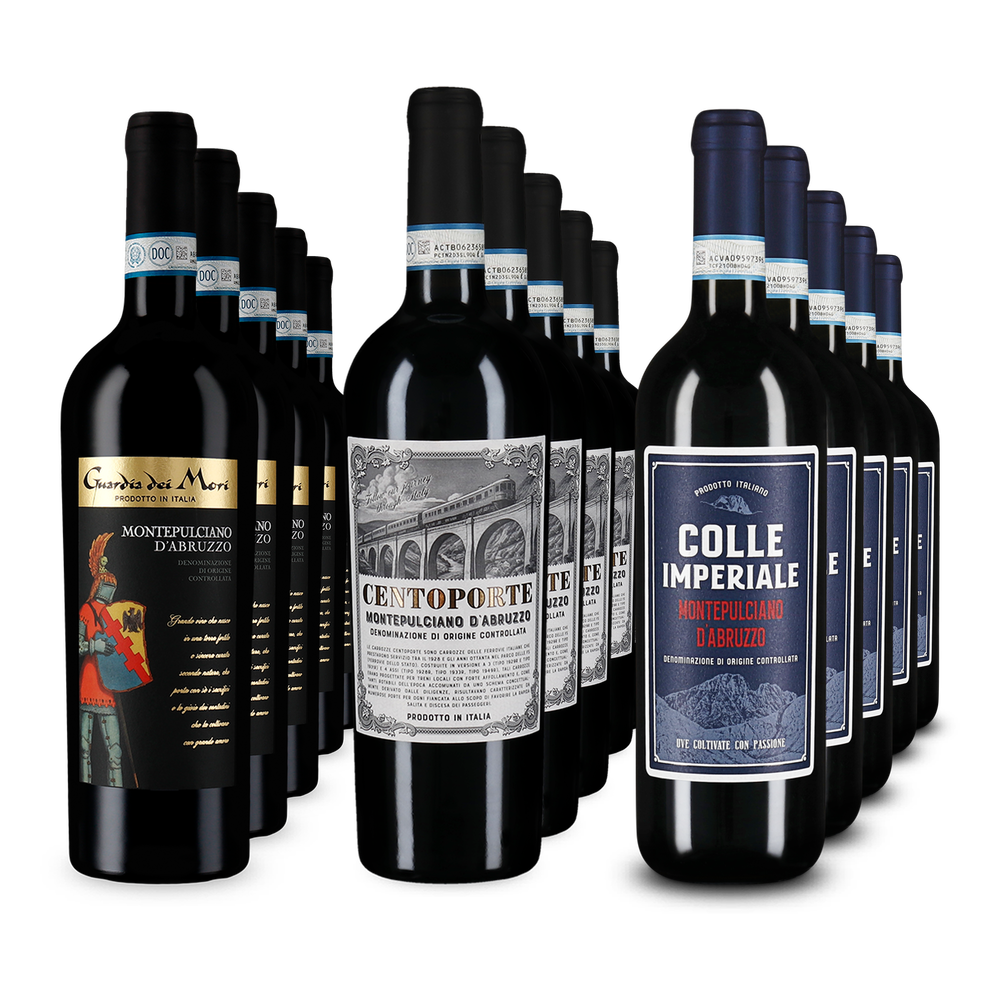 3x5 Montepulciano d'Abruzzo: Veľká rozmanitosť zo stredného Talianska